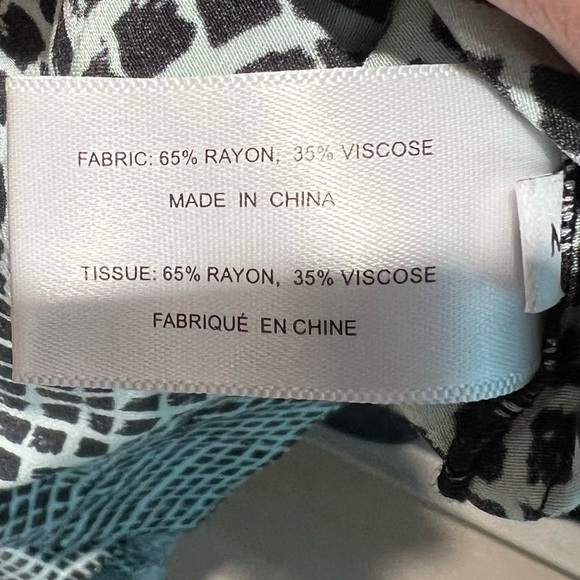 Proenza white label long blue pattern wrap dress - Picture 9 of 9